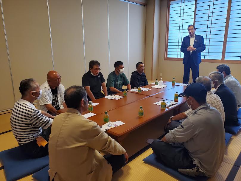 ふるさと対話集会(青森市浪岡)の様子